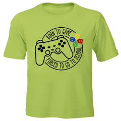 Born to Game Kids Printed T-shirts