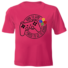 Born to Game Kids Printed T-shirts