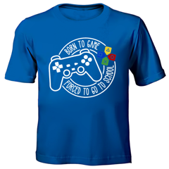 Born to Game Kids Printed T-shirts
