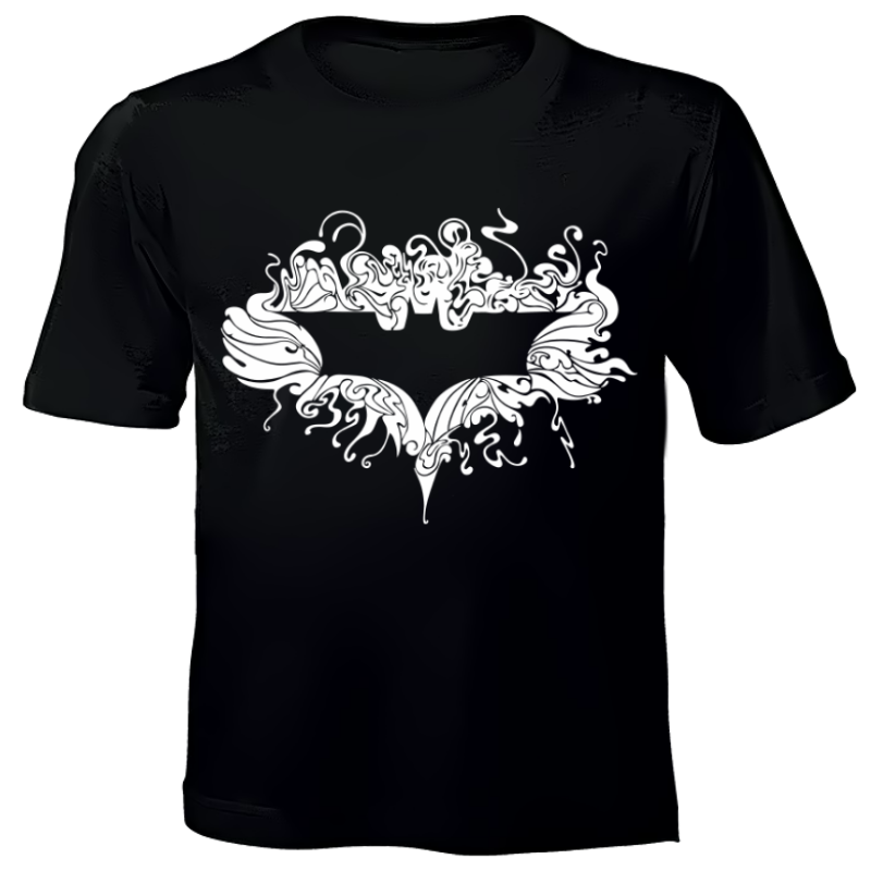 Fanciful Designs - Printed Batman T-Shirt