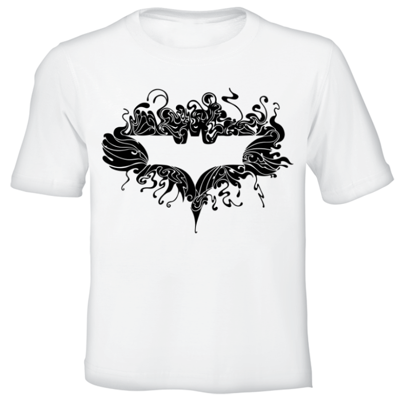 Fanciful Designs - Printed Batman T-Shirt