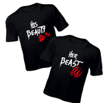 Couples T-Shirt - His Beauty, Her Beast