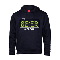Beer o'clock Printed Hoodie