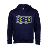 Beer o'clock Printed Hoodie