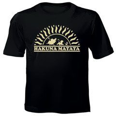 Hakuna Matata Kids printed T-shirts
