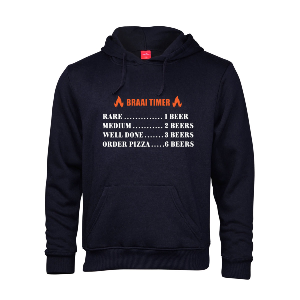 Braai Timer Printed Hoodie