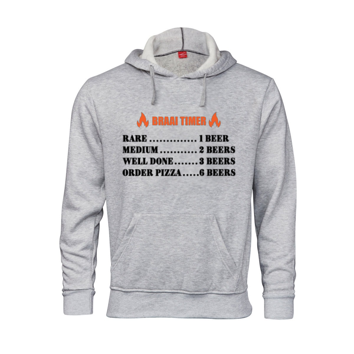 Braai Timer Printed Hoodie