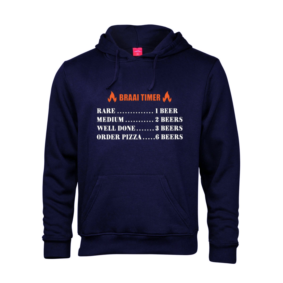 Braai Timer Printed Hoodie