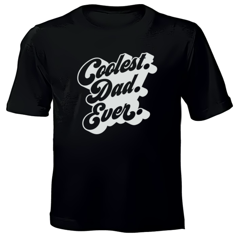 Coolest Dad - Printed T-Shirt
