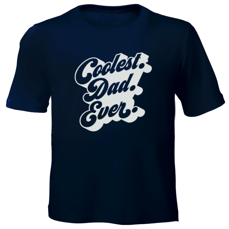 Coolest Dad - Printed T-Shirt
