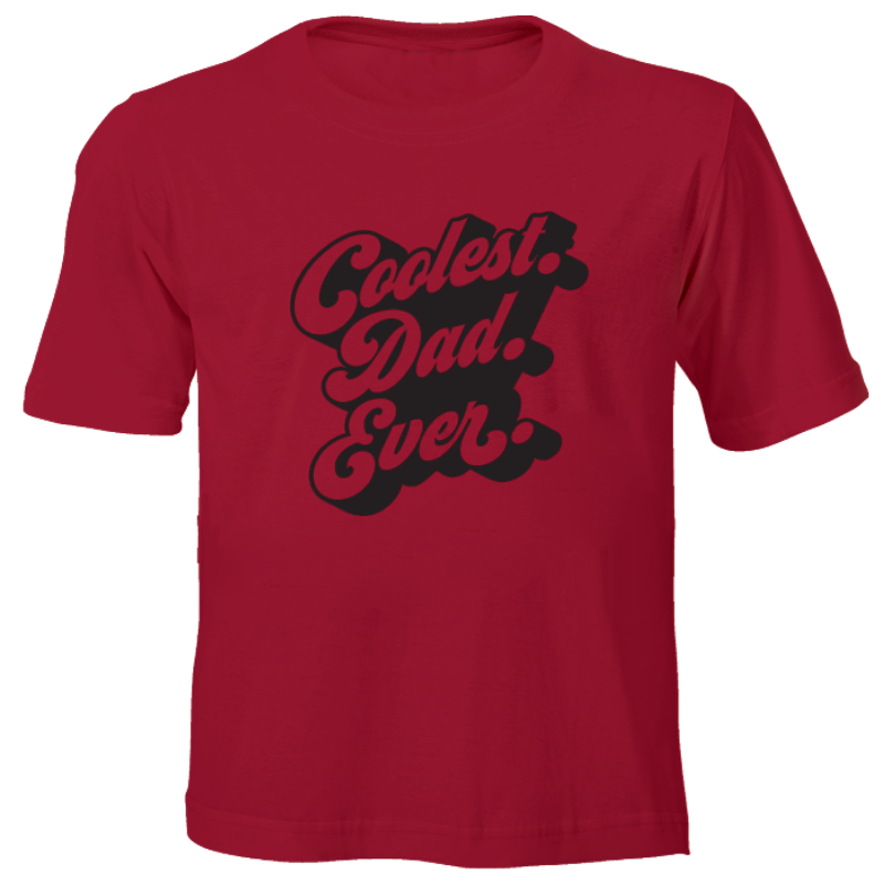 Coolest Dad - Printed T-Shirt