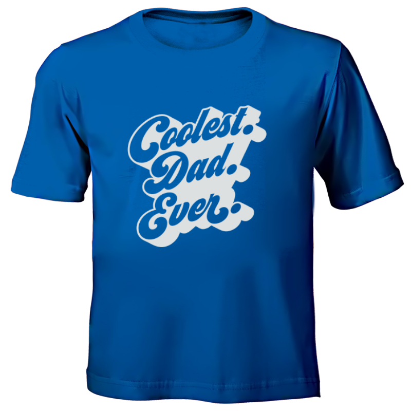 Coolest Dad - Printed T-Shirt