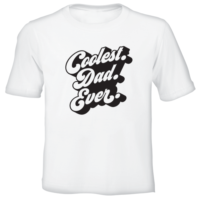 Coolest Dad - Printed T-Shirt
