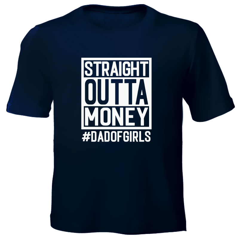 Dad Of Girls - Printed T-Shirt