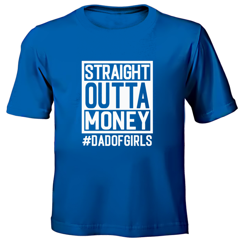 Dad Of Girls - Printed T-Shirt