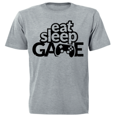 Eat, Sleep, Game Kids Printed T-shirts