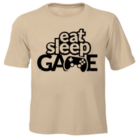 Eat, Sleep, Game Kids Printed T-shirts