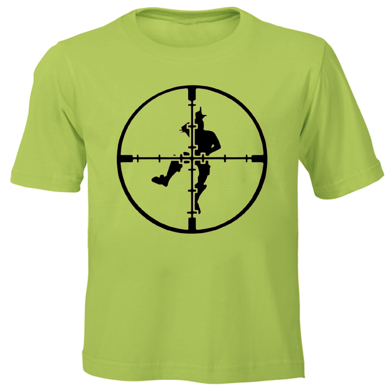 Emote Target Hand Printed T-Shirt