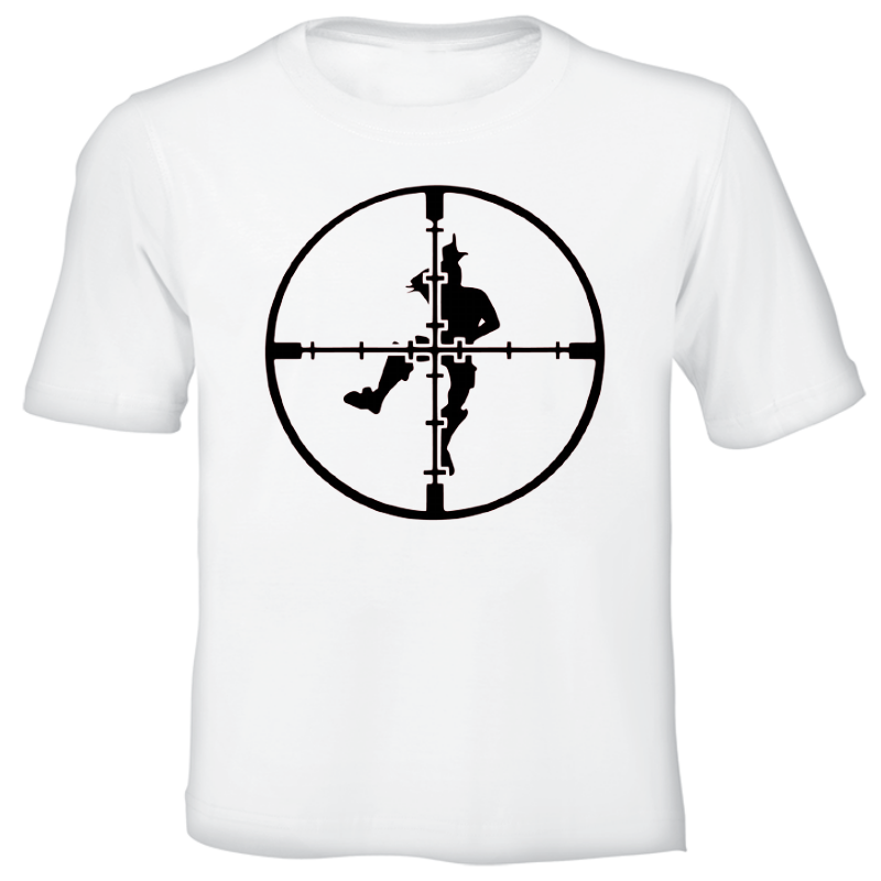 Emote Target Hand Printed T-Shirt