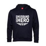 Father Husband Hero - Printed Hoodie