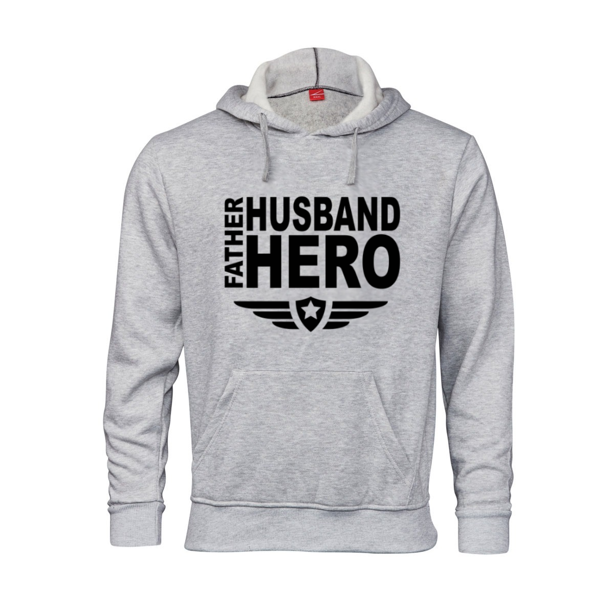 Father Husband Hero - Printed Hoodie