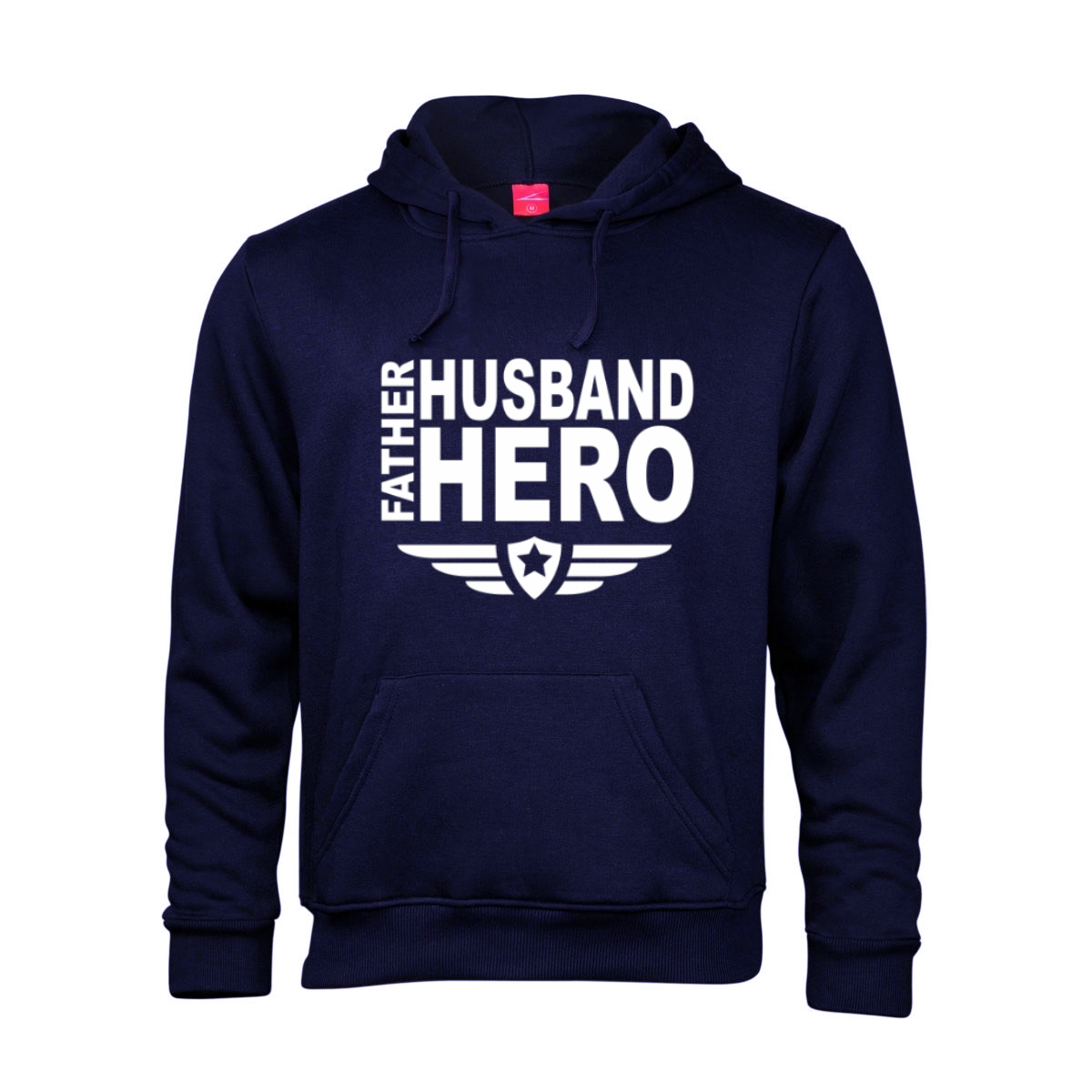 Father Husband Hero - Printed Hoodie