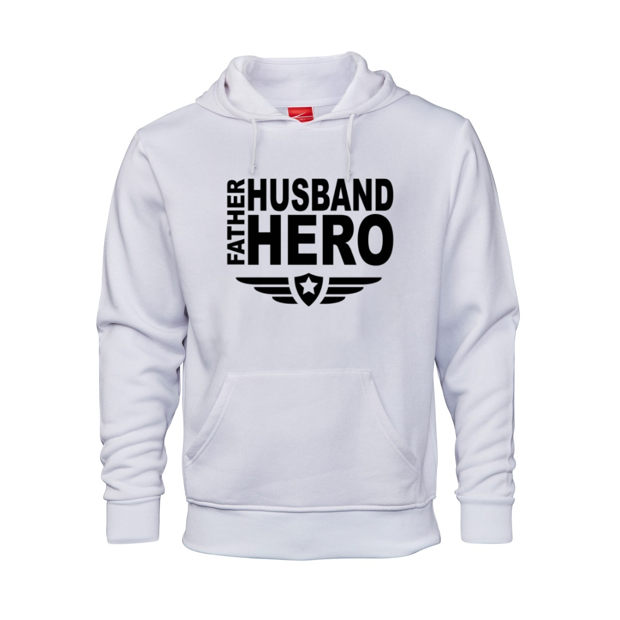 Father Husband Hero - Printed Hoodie
