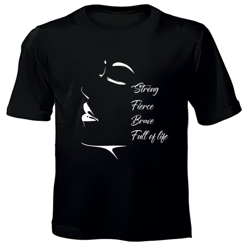 Fanciful Designs - Full of Life Printed T-Shirt