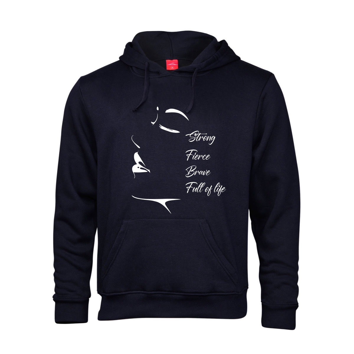 Fanciful Designs - Full Of Life Printed Hoodie