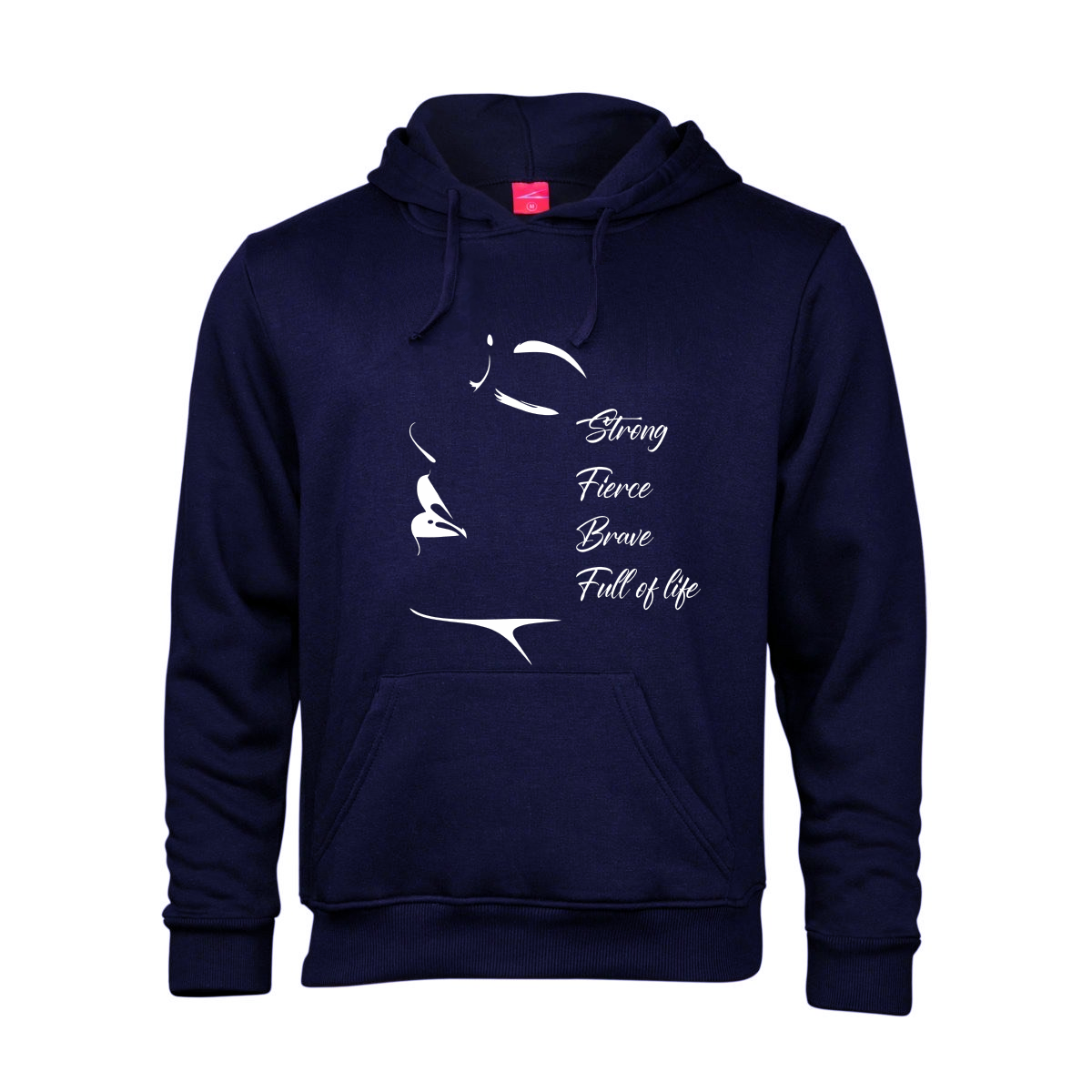 Fanciful Designs - Full Of Life Printed Hoodie
