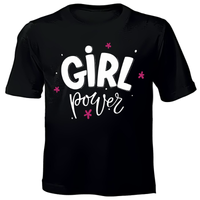 Fanciful Designs - Girl Power Printed T-Shirt