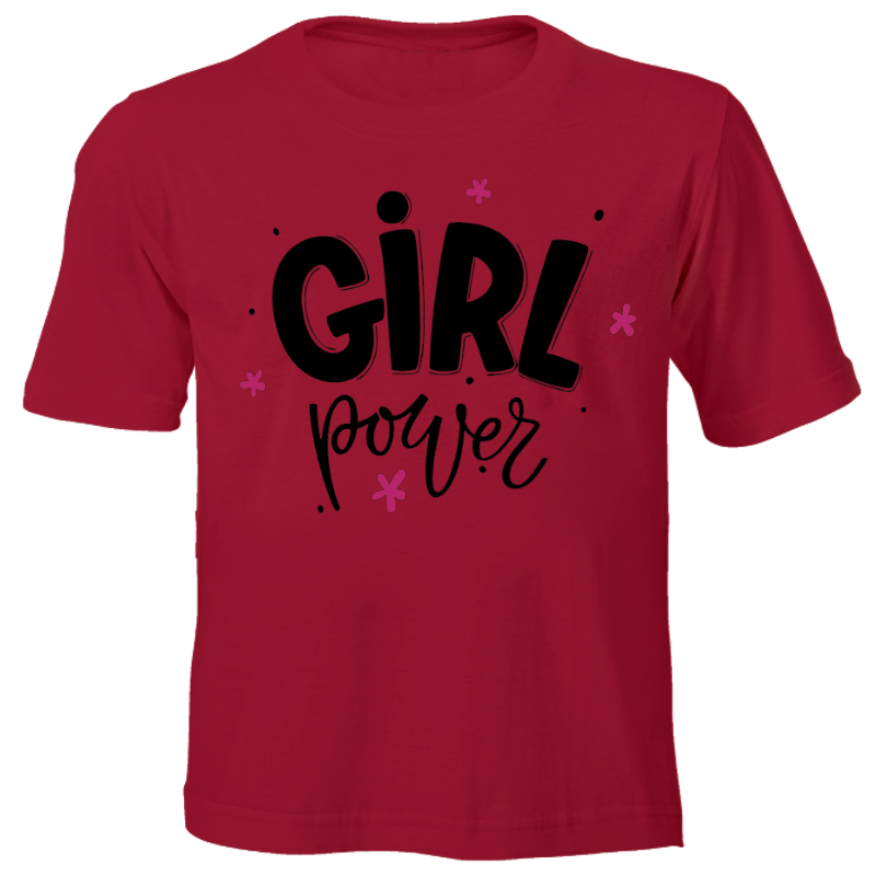 Fanciful Designs - Girl Power Printed T-Shirt