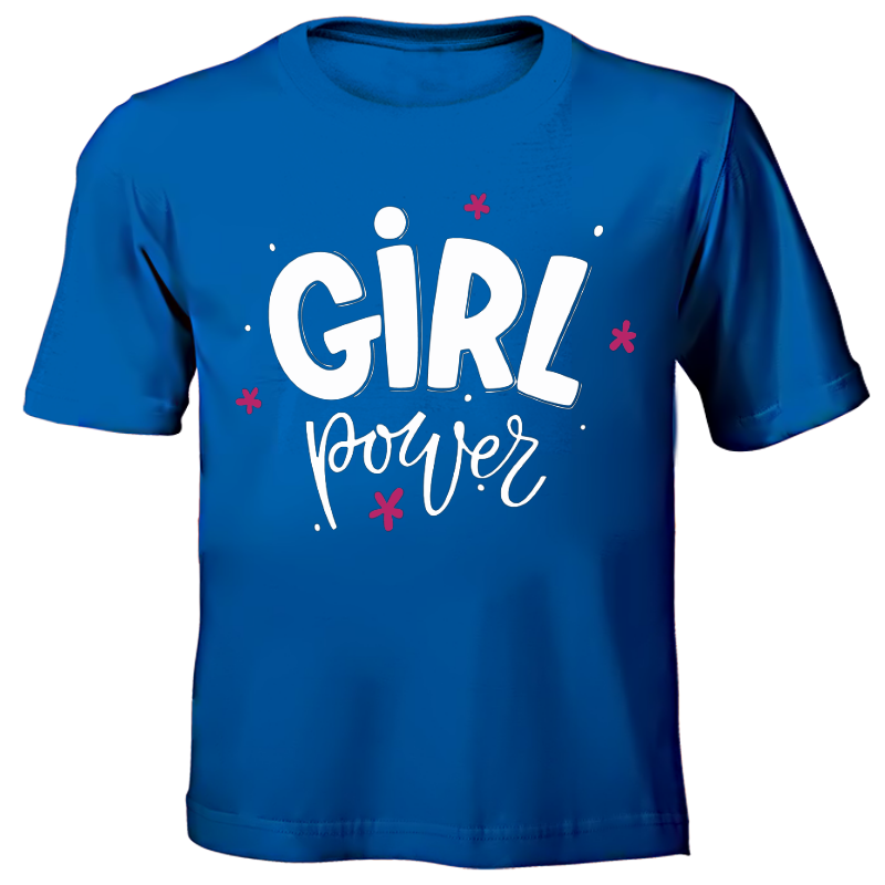 Fanciful Designs - Girl Power Printed T-Shirt