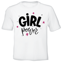 Fanciful Designs - Girl Power Printed T-Shirt