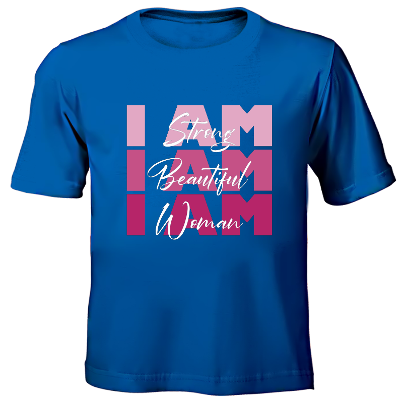 Fanciful Designs - I AM Printed T-Shirt