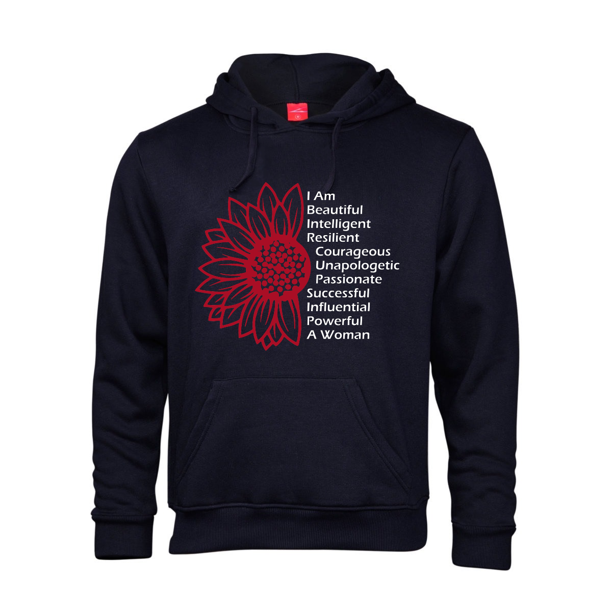 Fanciful Designs - I AM Sunflower Printed Hoodie