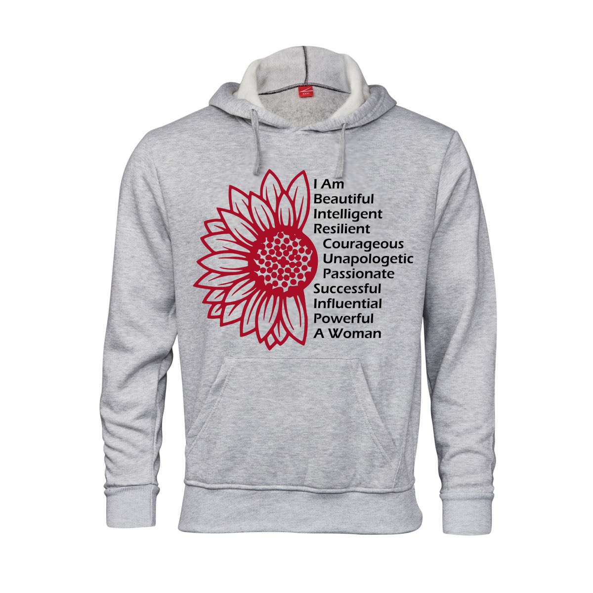 Fanciful Designs - I AM Sunflower Printed Hoodie