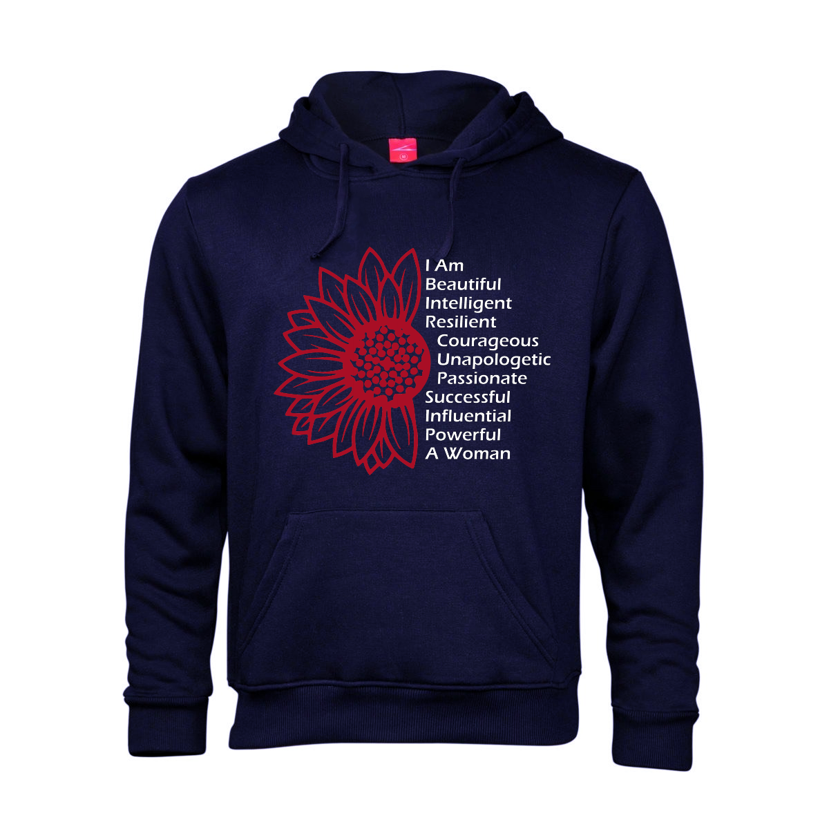 Fanciful Designs - I AM Sunflower Printed Hoodie