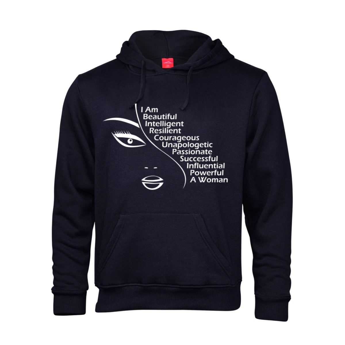 Fanciful Designs - I am Woman Printed Hoodie