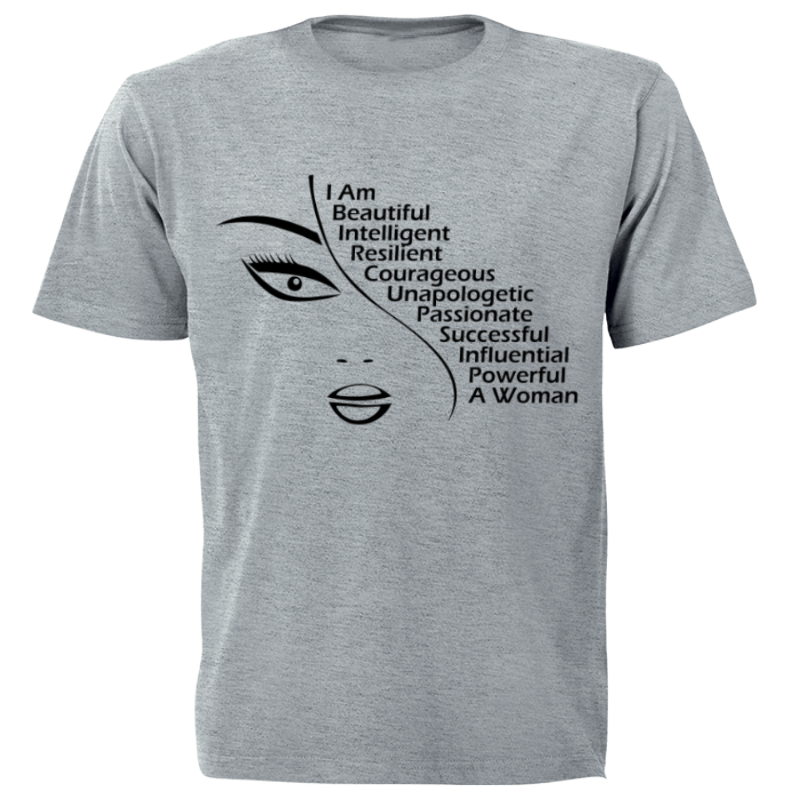 Fanciful Designs - I AM Woman Printed T-Shirt