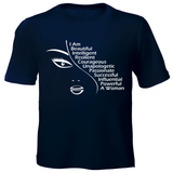 Fanciful Designs - I AM Woman Printed T-Shirt