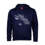 Fanciful Designs - I am Woman Printed Hoodie