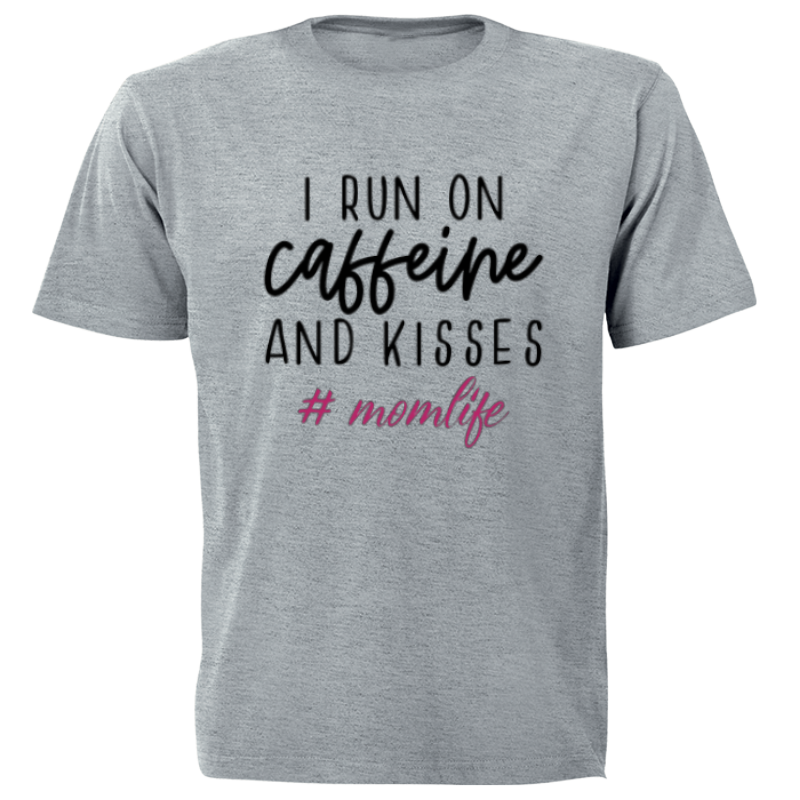 Printed T-shirt - Caffeine and Kisses