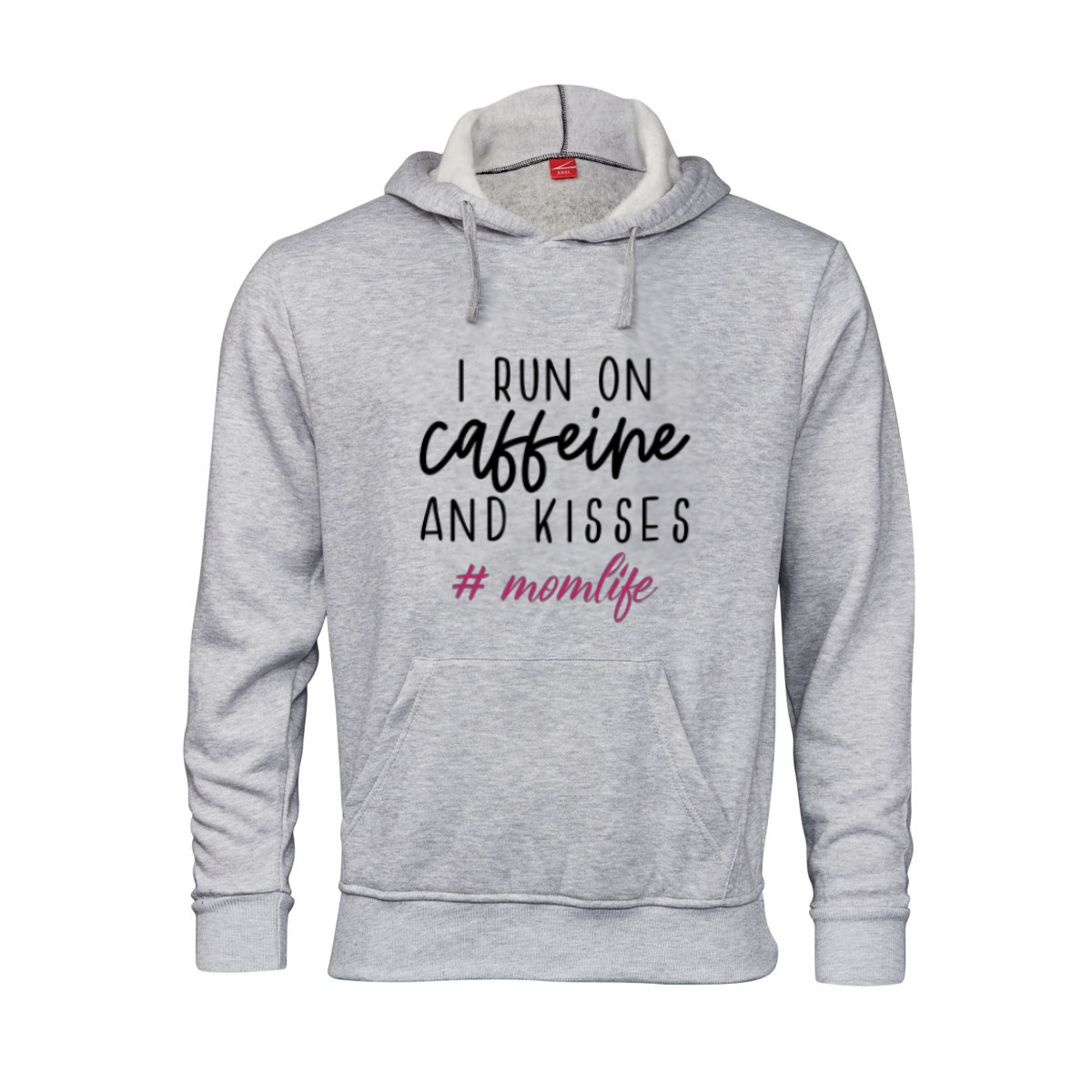 Printed Hoodie - Caffeine and Kisses