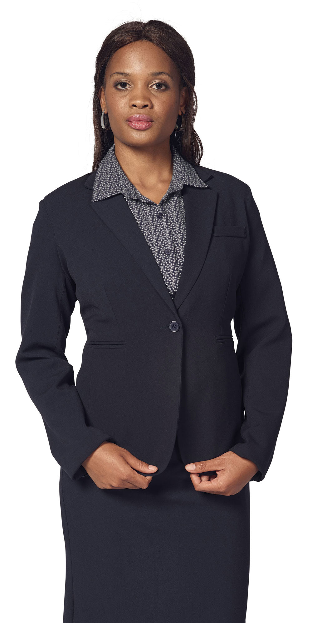 CARLO GALUCCI - Ladies PV Lycra Justine Slim Fit Jacket