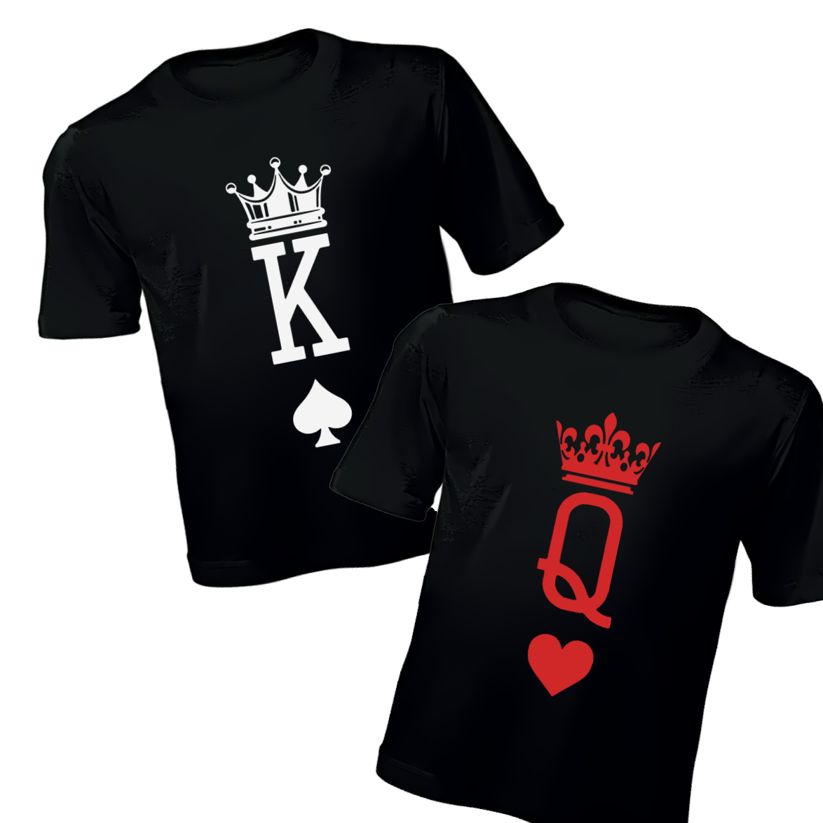 Couples T-Shirts - King and Queen