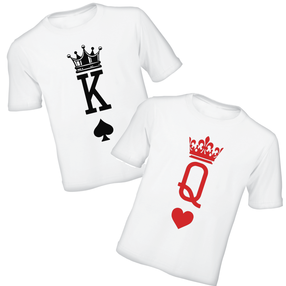 Couples T-Shirts - King and Queen