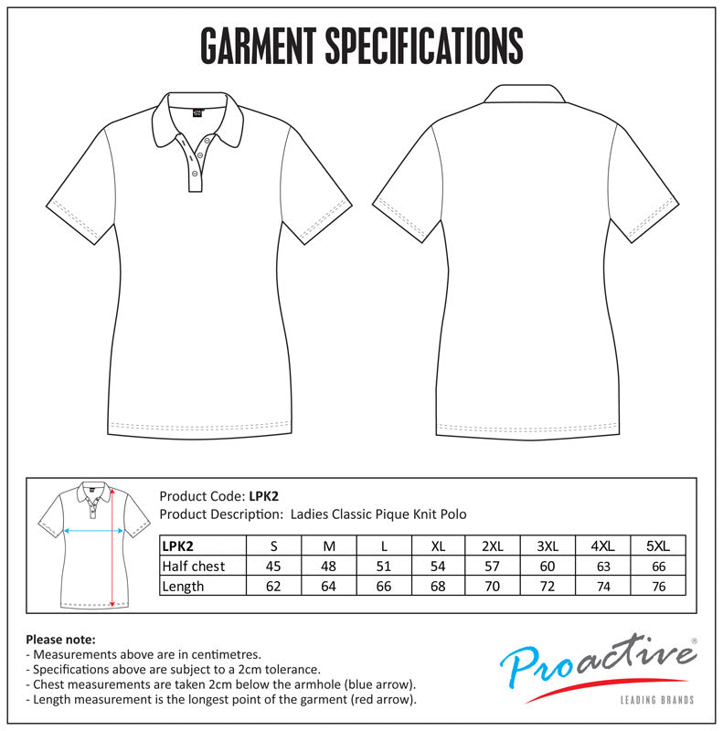 TEE&COTTON - Ladies Classic Pique Knit Polo