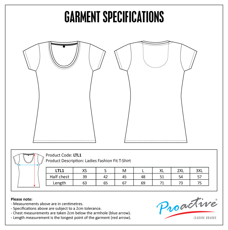 ULTIMATE T - Ladies 150g Fashion Fit T-shirt