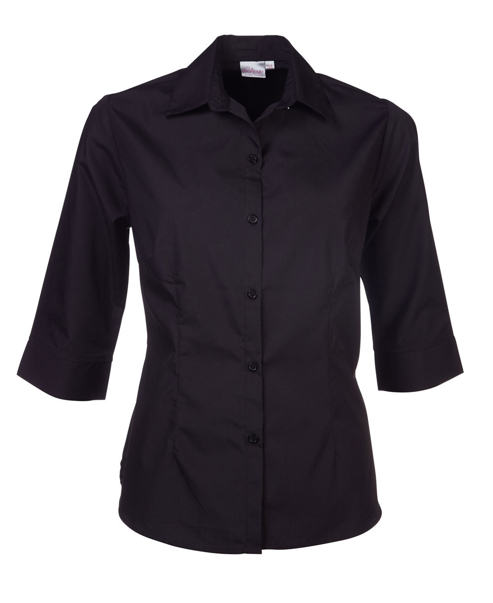Rolando - P070 Ladies Easy Care Poplin 3/4 Sleeve Cathy Blouse